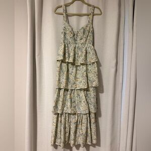 Astr Midsummer Floral Maxi Dress